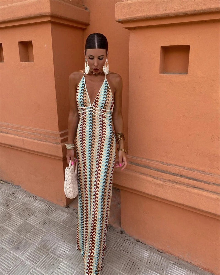 ARLETTE – BOHO CROCHET BEACH TUNIC DRESS