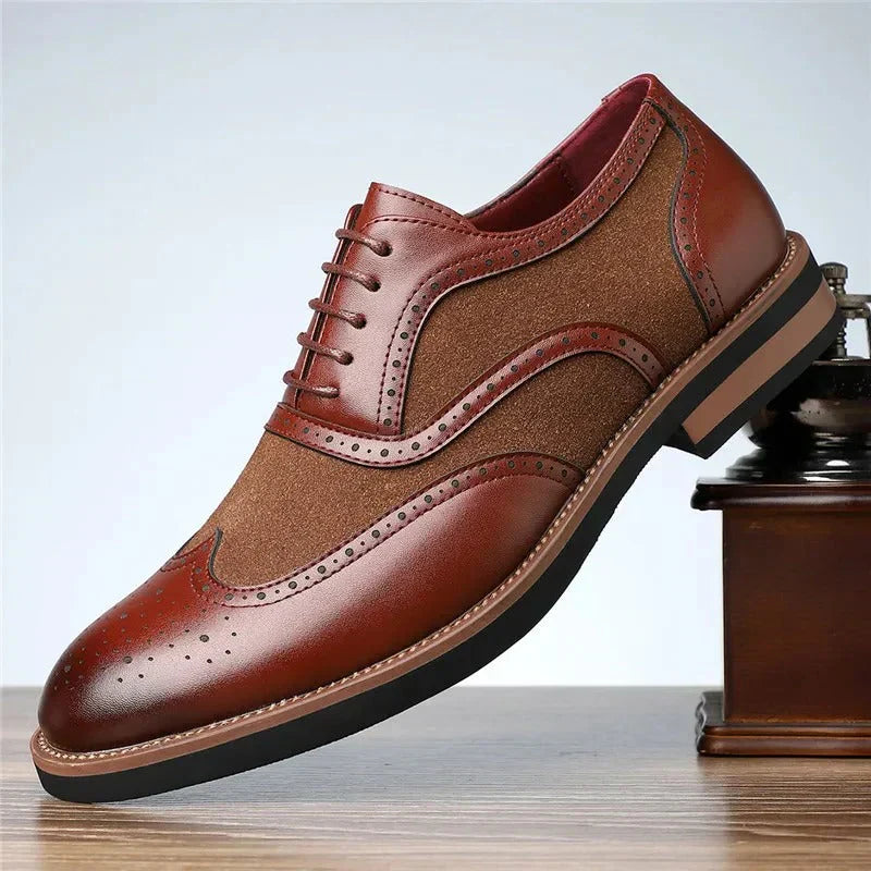 BAIRSTOW – TWO TONE OXFORD SHOES