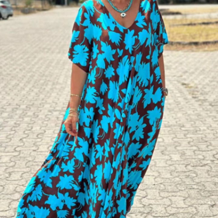 Solene | V-Neck Long Dress