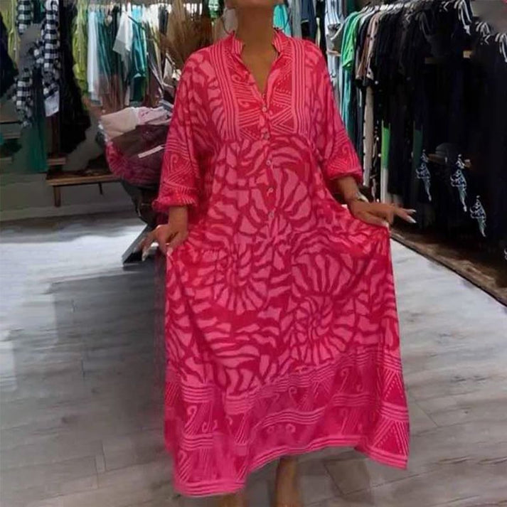 Eamon - Elegant Vibrant Maxi Dress