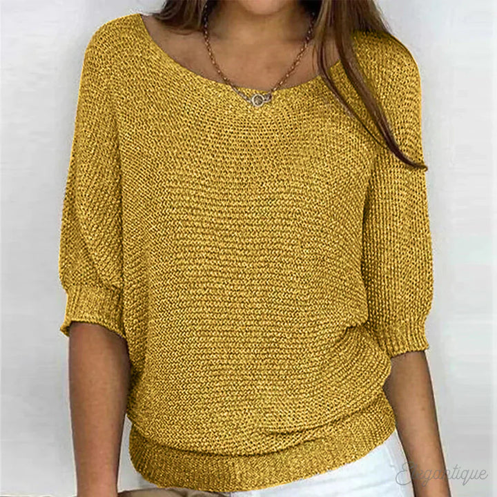 Natalie - Cozy Crew Neck Sweater